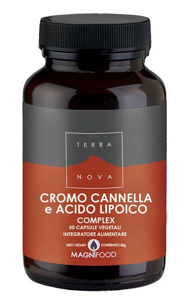 TERRANOVA CROMO/CANNELLA/ACIDO LIPOICO COMPLEX 50 CAPSULE - Pharmaleader