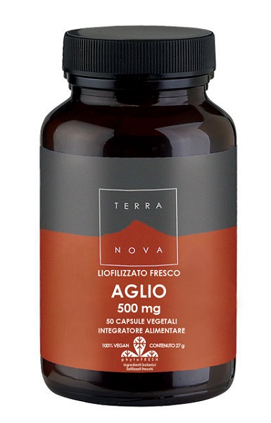 TERRANOVA AGLIO 500ML LIOFILIZZATO FRESCO 50 CAPSULE - Pharmaleader