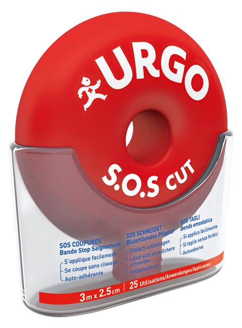 BENDA URGO SOS CUT 3X2,5CM - Pharmaleader