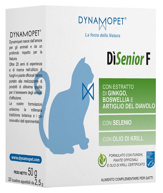 DISENIOR F PER GATTI 20 BUSTINE APPETIBILI DA 2,5 G - Pharmaleader