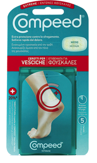 COMPEED CEROTTO PER VESCICHE TALLONE SPORT 5 PEZZI - Pharmaleader