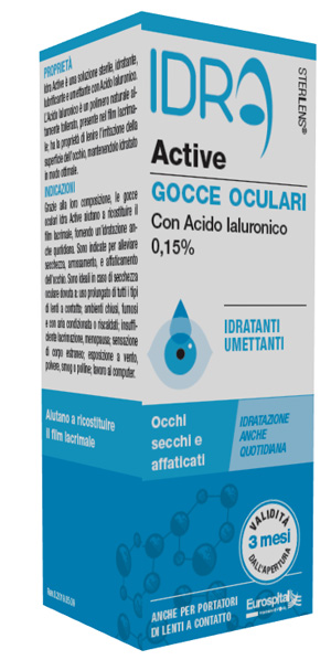 GOCCE OCULARI STERILENS IDRA ACTIVE 10 ML CON ACIDO IALURONICO 0,15% - Pharmaleader