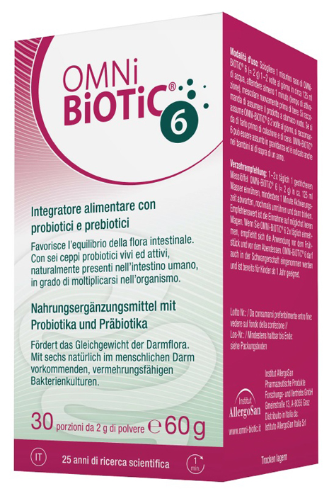OMNI BIOTIC 6 BARATTOLO 60 G - Pharmaleader