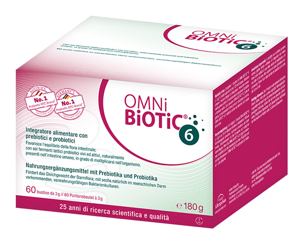 OMNI BIOTIC 6 POLVERE 60 BUSTINE DA 3 G - Pharmaleader