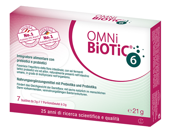 OMNI BIOTIC 6 POLVERE 7 BUSTINE DA 3 G - Pharmaleader