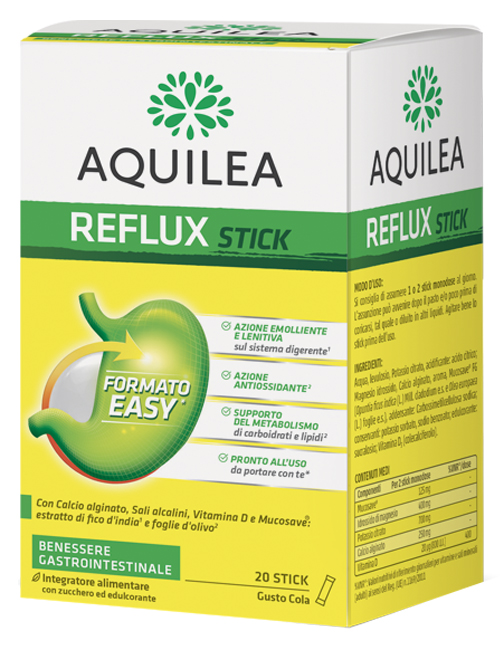 AQUILEA REFLUX 20 STICK MONODOSE - Pharmaleader