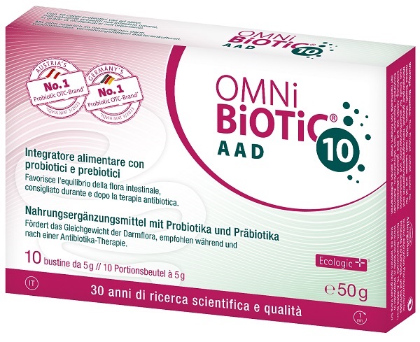 OMNI BIOTIC 10 AAD 10 BUSTINE DA 5 G - Pharmaleader