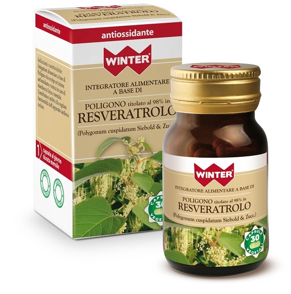 WINTER POLIGONO ESTRATTO 98% IN RESVERATROLO 30 CAPSULE VEGETALI - Pharmaleader