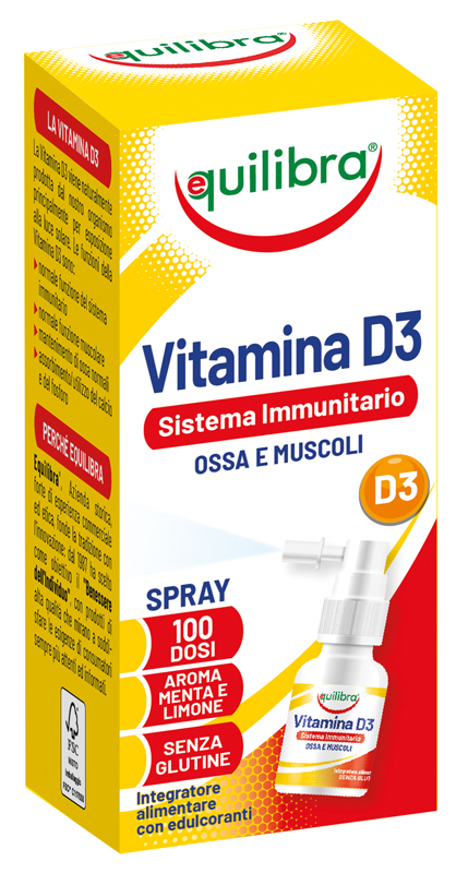 VITAMINA D3 SISTEMA IMMUNITARIO OSSA E MUSCOLI 13 ML - Pharmaleader