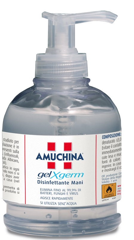 AMUCHINA GEL X-GERM DISINFETTANTE MANI 250 ML - Pharmaleader