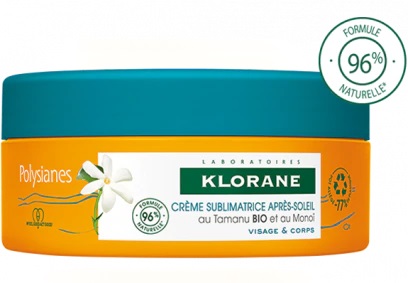 KLORANE CREMA SUBLIMATRICE DOPOSOLE VISO E CORPO TAMANU E MONOI 200 ML - Pharmaleader