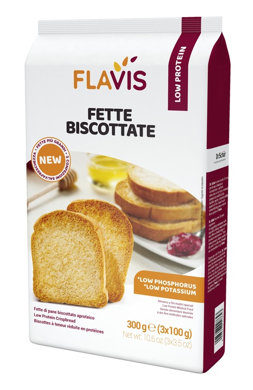 FLAVIS FETTE BISCOTTATE APROTEICHE 300 G - Pharmaleader