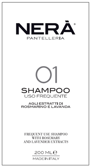 NERA' 01 SHAMPOO USO FREQUENTE ESTRATTI ROSMARINO E LAVANDA 200 ML - Pharmaleader
