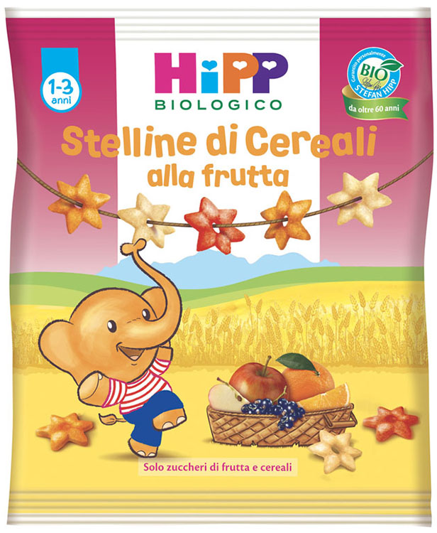 HIPP BIO STELLINE DI CEREALI ALLA FRUTTA 30 G - Pharmaleader