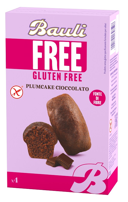 BAULI FREE PLUMCAKE CIOCCOLATO 4 PEZZI DA 33 G - Pharmaleader