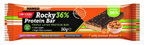 ROCKY 36% PROTEIN BAR SALTY PEANUTS BARRETTA 50 G - Pharmaleader