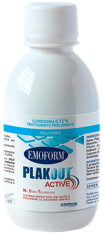 EMOFORM PLAKOUT ACTIVE 0,12 + DENTIFRICIO VENDITA - Pharmaleader