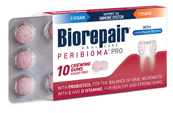 BIOREPAIR PERIBIOMA GOMME MASTICABILI 10 COMPRESSE DA 1,2 G - Pharmaleader