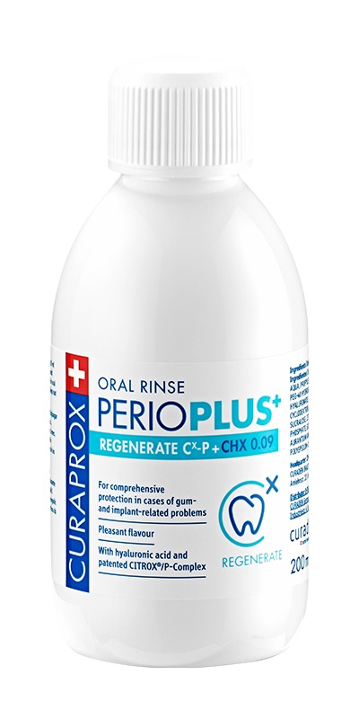 CURAPROX PERIOPLUS+ REGENERATE CHX 0,09% 200 ML - Pharmaleader