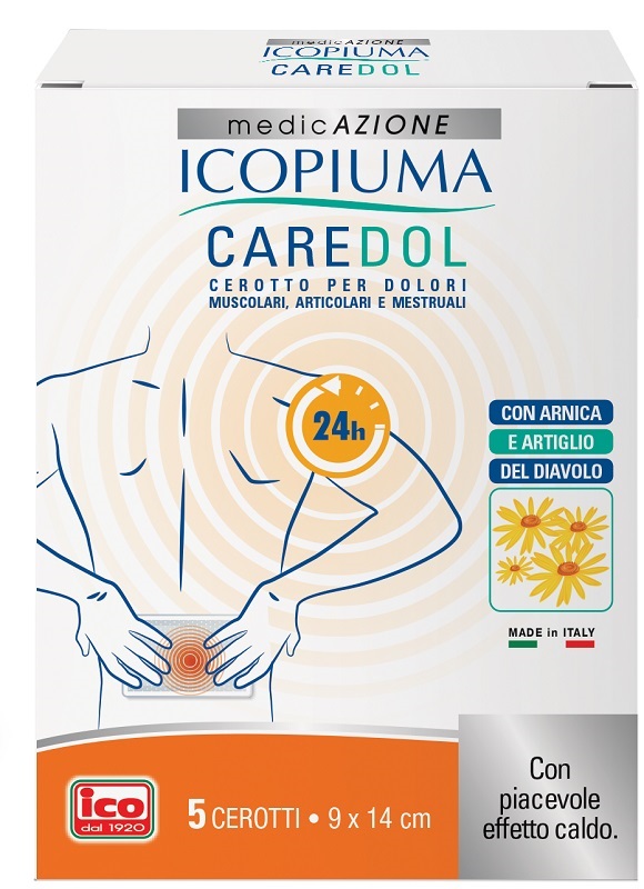 ICOPIUMA CAREDOL CEROTTO DOL RETTANGOLARE 5 PEZZI - Pharmaleader