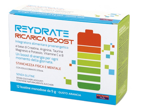 REYDRATE RICARICA BOOST 12 BUSTINE - Pharmaleader