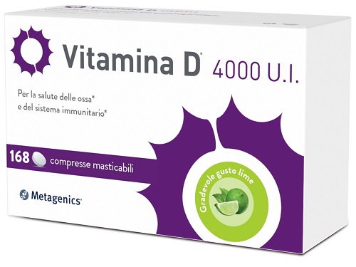 VITAMINA D 4000UI 168 COMPRESSE MASTICABILI - Pharmaleader