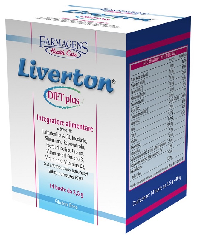 LIVERTON DIET PLUS 14 BUSTINE - Pharmaleader