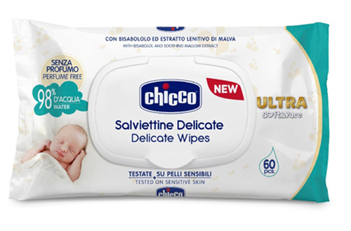 CHICCO COSMETICO SALVIETTE 60 PEZZI NO PROFUNO - Pharmaleader
