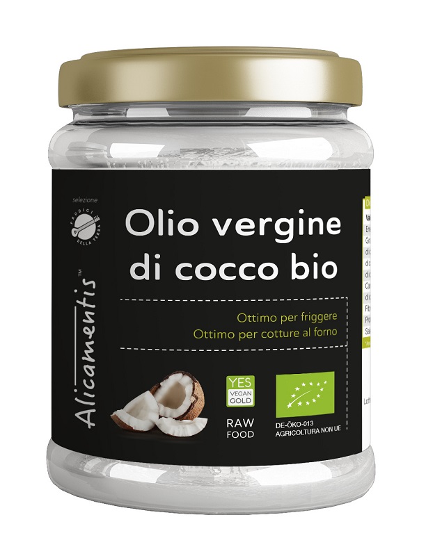 OLIO VERGINE DI COCCO BIO 500 ML ALICAMENTIS - Pharmaleader