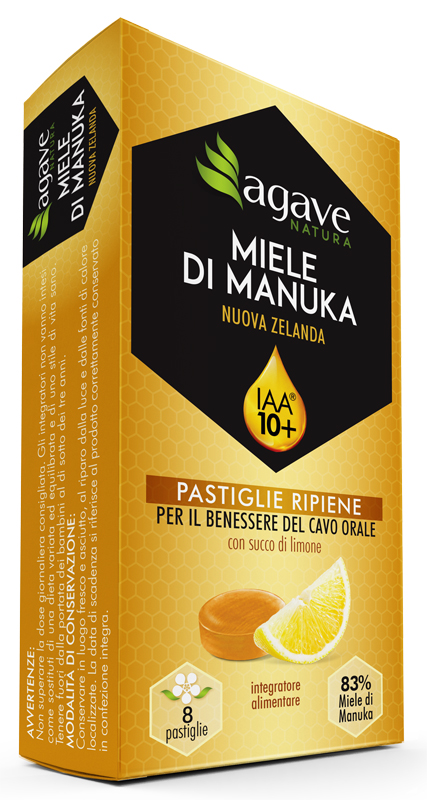 AGAVE NATURA MANUKA IAA 10+ E LIMONE 8 PASTIGLIE 20 G - Pharmaleader
