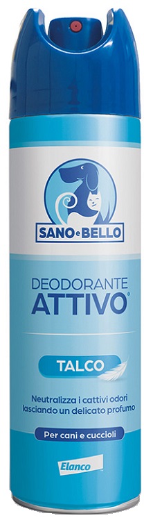 SANO E BELLO DEODORANTE ATTIVO TALCO 250 ML - Pharmaleader