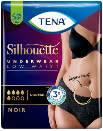 TENA SILHOUETTE NOIR M 10 PEZZI - Pharmaleader