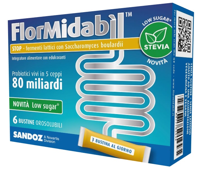 FLORMIDABIL STOP 6 BUSTINE CON STEVIA - Pharmaleader