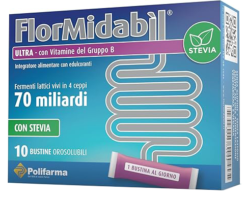 FLORMIDABIL ULTRA 10 BUSTINE CON STEVIA - Pharmaleader