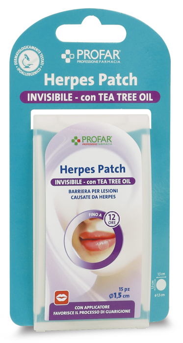 PROFAR HERPES PATCH CON TEA TREE 15 PEZZI - Pharmaleader
