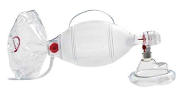 PALLONE PER RIANIMAZIONE AMBU MONOUSO COMPLETO DI MASCHERA E RESERVOIR - Pharmaleader