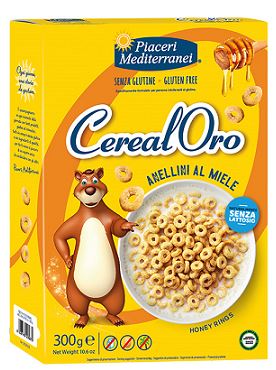 PIACERI MEDITERRANEI CEREALORO ANELLINI MIELE 300 G - Pharmaleader