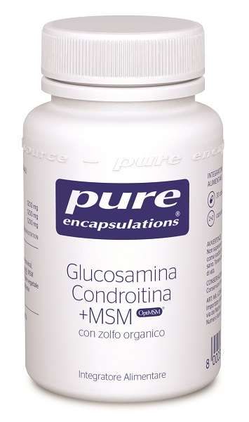 PURE ENCAPSULATIONS GLUCOSAMINA CONDROITINA + MSM 30 CAPSULE - Pharmaleader