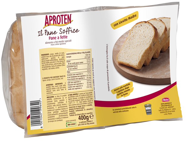 APROTEN PANE BIANCO FETTE 2 PEZZI DA 200 G - Pharmaleader