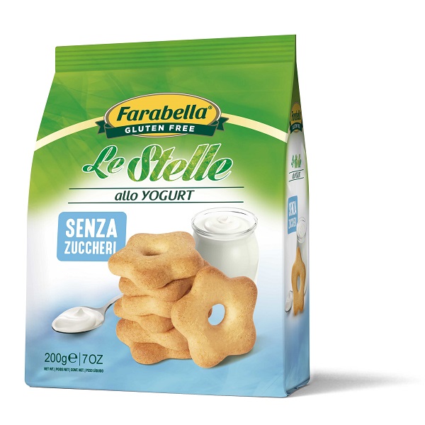 FARABELLA BISCOTTI LE STELLE YOGURT SENZA ZUCCHERO 200 G - Pharmaleader