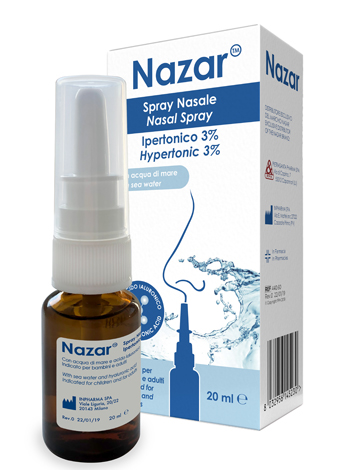 NAZAR SPRAY NASALE IPERTONICO 3% 20 ML - Pharmaleader