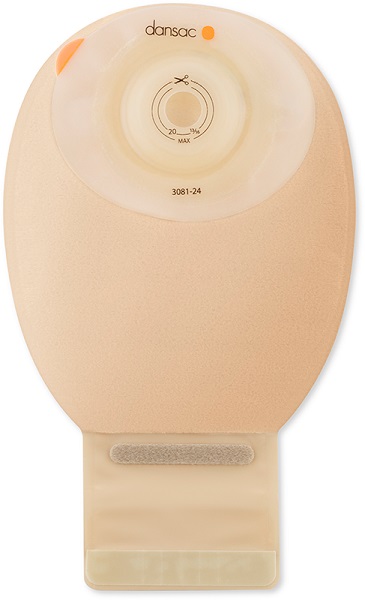 DANSAC NOVALIFE TRE 1 SACCA APERTA OPACA SOFTCONVEX MAXI PER ILEOSTOMIA CON FINESTRA RITAGLIABILE 15-34MM 540 ML 10 PEZZI - Pharmaleader