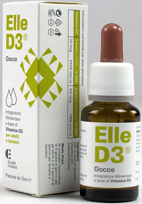 ELLE D3 GOCCE 15 ML - Pharmaleader