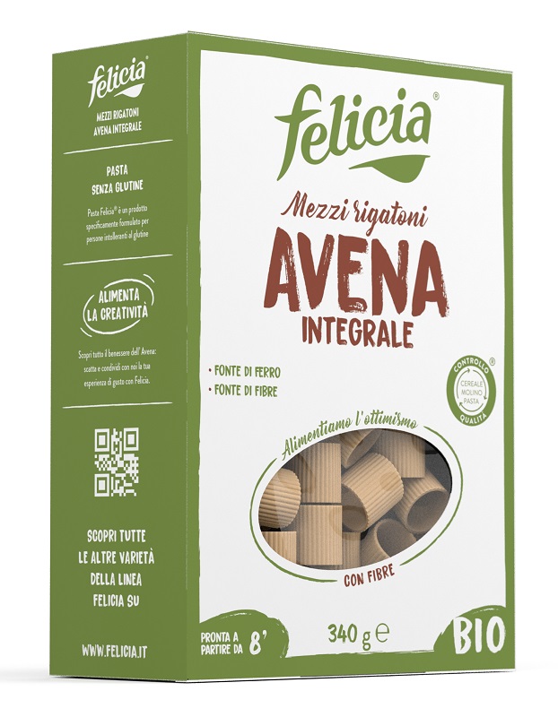 FELICIA MEZZI RIGATONI AVENA 340 G - Pharmaleader