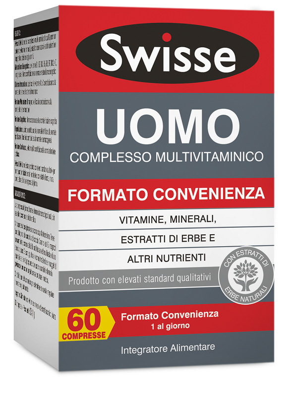 SWISSE UOMO MULTIVITAMINICO 60 COMPRESSE - Pharmaleader
