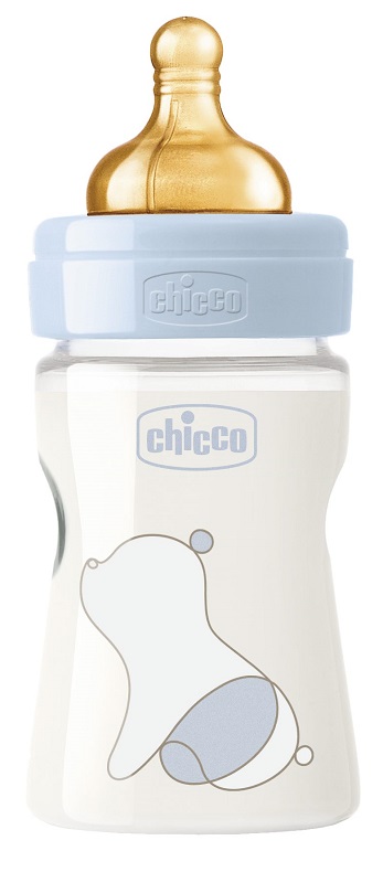 CHICCO BIBERON ORIGINAL 150ML TOUCH 1 FORO BOY CON TETTARELLA IN CAUCCIU' - Pharmaleader