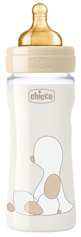 CHICCO BIBERON ORIGINAL 250ML TOUCH REGULAR UNISEX CON TETTARELLA IN CAUCCIU' - Pharmaleader