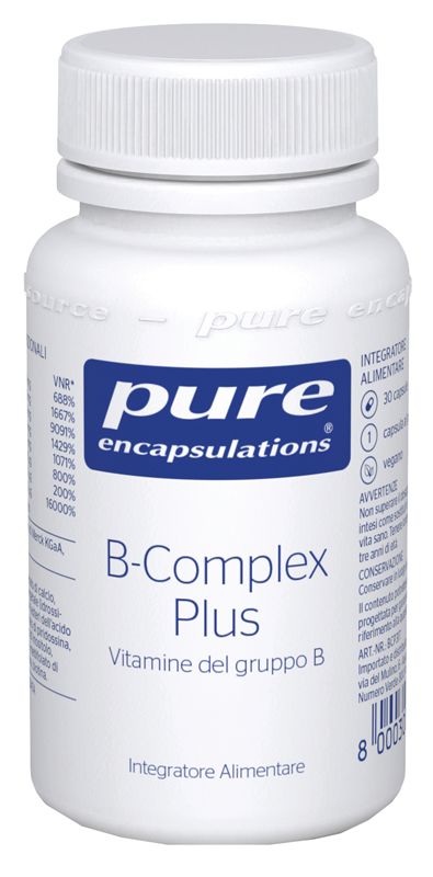 PURE ENCAPSULATIONS B-COMPLEX PLUS 30 CAPSULE - Pharmaleader
