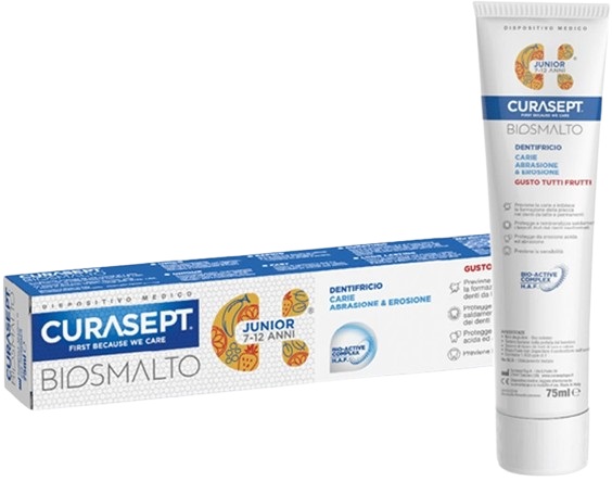 CURASEPT BIOSMALTO DENTIFRICIO JUNIOR 75 ML - Pharmaleader