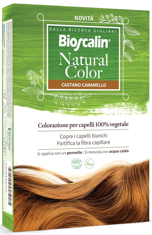 BIOSCALIN NATURAL COLOR CASTANO CARAMELLO 70 G - Pharmaleader